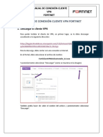 Manual de Conexión Cliente VPN Fortinet