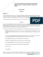 Anchor Savings Bank (Formerly Anchor Finance and Investment Corporation) Vs Furigay Et Al