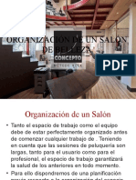 Organización de Un Salón de Belleza