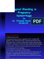 Vaginal Bleeding in Late Pregnancy