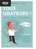 Tous Orateurs Convaincre, Négocier, Saffirmer Au Quotidien by Cyril Delhay, Hervé Biju-Duval, Collectif