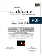 AE0092 Certificate Talha