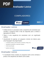 Aula 4 - Analisador Léxico