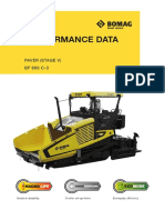 Performance Data: Paver (Stage V) BF 600 C-3