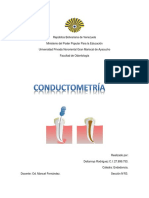 Informe Conductometria Endodoncia