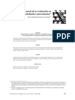 Representación Social de La Evaluación en Estudiantes Universitarios