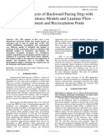 Detailed Analysis of Backward Facing Step With Different Turbulence Models and Laminar Flow - Reattachment and Recirculation Point