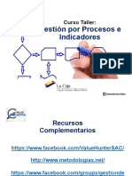 CURSO TALLER - Gestión Por Procesos e Indicadores - Correspondiente Al Año 2017