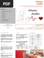 Dossier Informativo - Primeros Auxilios