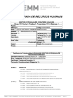 Gestion Integrada de Recursos Humanos