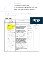 Sa Project Narrative 10 Day Calander Ibl