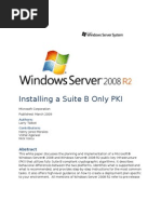 Suite B PKI in Windows Server 2008