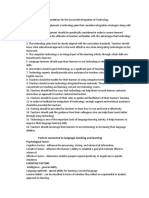 Factors Connected To Language Teaching and Learning: Psychological Factor