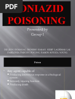 Isoniazid Poisoning: Presented by Group I