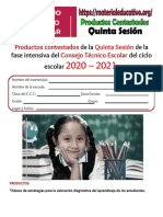 Productos Contestados Consejo Técnico Escolar: de La de La Fase Intensiva Del Del Ciclo Escolar