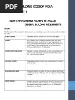 National Building Codeof India: Part 3 Development Control Rules and General Building Requirments