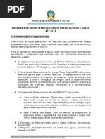 Angola Energia Programa de Investimentos Do MINEA Nos Sectores Eléctrico e de Águas-1