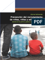 Informe Defensorial Prevencion Del Reclutamiento de NNA PP Enfoque Etnico