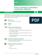 Introdução À Física e Iniciação À Cinemática Escalar e Ao Movimento Uniforme - Aulas 01 À 06