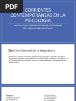 Corrientes Contemporáneas en La Psicología - AseExtra - MGBB