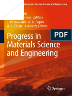 Progress in Materials Science and Engineering