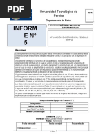 Experimento 5 - Funciones No Lineales