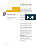 Algorithm Performance On Modern Architectures