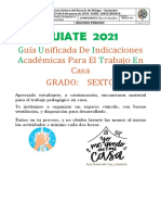 6° Guía Única Segundo Periodo