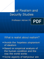 Classical Realism and Security Studies