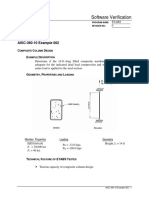 Software Verification: AISC-360-10 Example 002