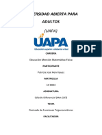 Ejercicio Derivada de Funciones Trigonométricas