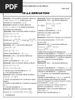 La Derivation Serie D Exercices 1 1