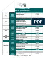 Guía Telefónica Juzgados y Salas La Paz 2021