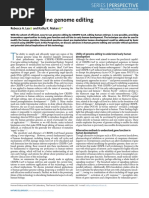 Human Germline Genome Editing