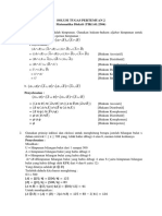 Solusi Tugas Pertemuan 2 Matematika Diskrit