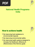 National Health Programmes