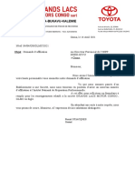 LETTRE DE DEMANDE D'AFFILIATION À l'INPP