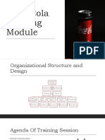 Coca Cola Training Module