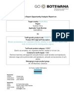 Realistic Export Opportunity Analysis Report On:: South Africa