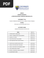 BR LR and Research Methodology Full Report