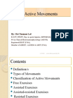 Active Movements Active Movements: By: DR - Chaman Lal