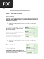 Cuestionario Conocimientos ISO-IEC 17025-2017