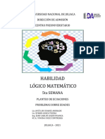 Semana 5 - Habilidad Logico Matematico