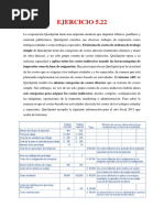 EJERCICIO 5 22 Costos y Presupuestos