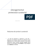 Managementul Proiectului Curatorial