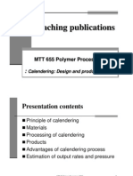 PVC Calender Film Process