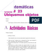 Matemáticas Ubiquemos Objetos