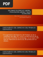 Surgimiento Del Derecho Del Trabajo Sustantivo