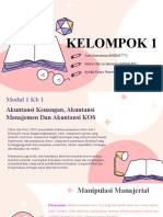 Akuntansi Biaya Kelompok 1 Modul 1