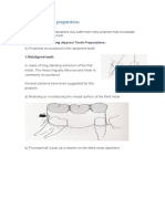 Atypical Tooth Preparation